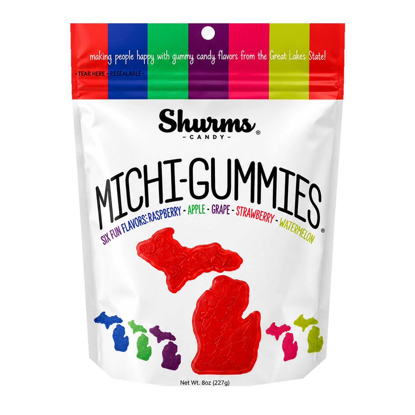Michi-Gummies candy package